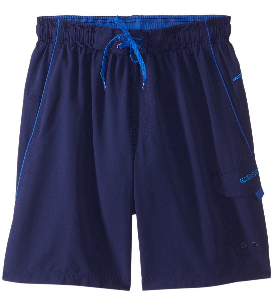 Speedo Men's 20" Marina Swim Trunks Speedo Navy at