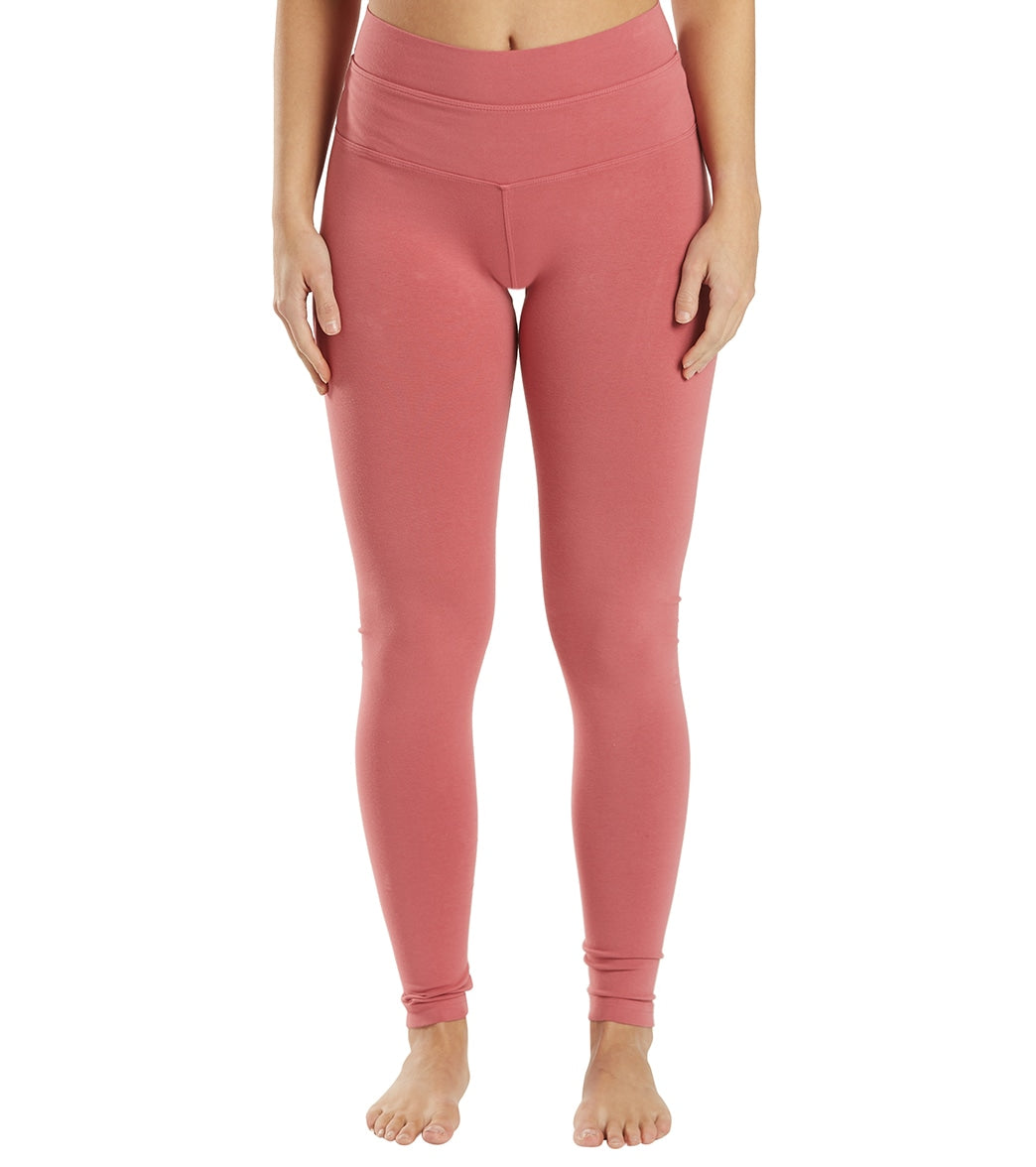 Hard Tail High Waisted Cotton Ankle Yoga Leggings