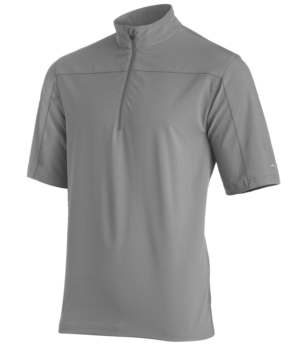 Mizuno Men's Comp Short Sleeve Batting Jacket Grey at