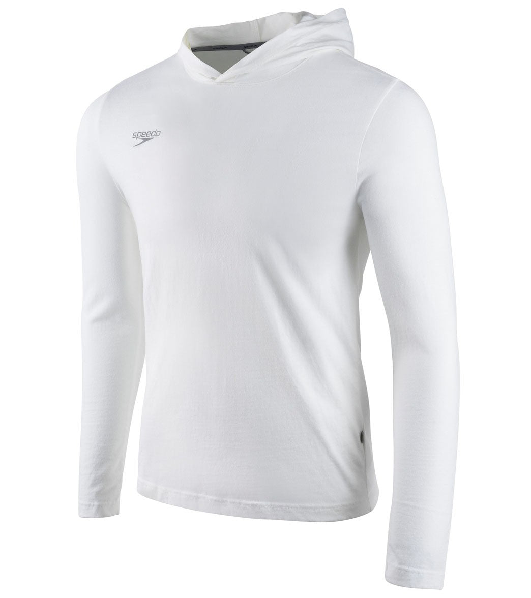 Speedo Unisex Long Sleeve Solid Hooded Shirt