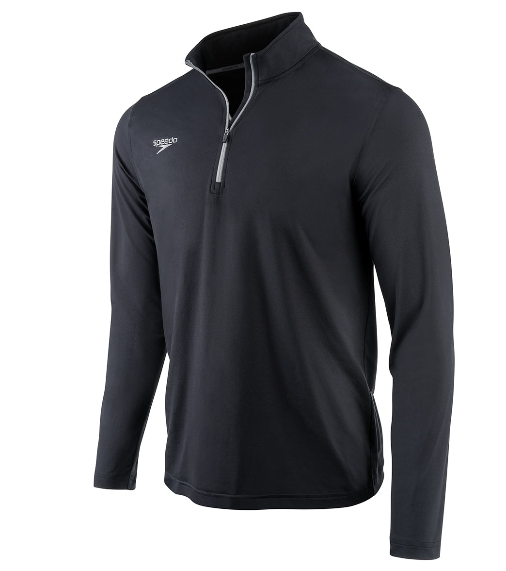 Speedo Unisex 1/4 Zip Solid Pullover Shirt