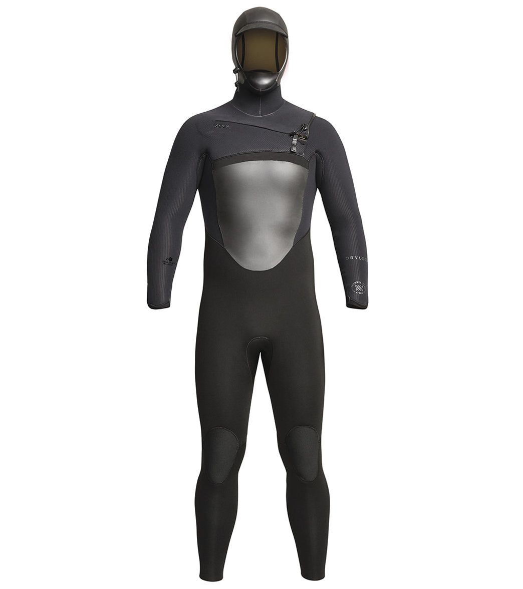 Xcel Mens 5/4mm Drylock Hooded Front Zip Fullsuit Wetsuit