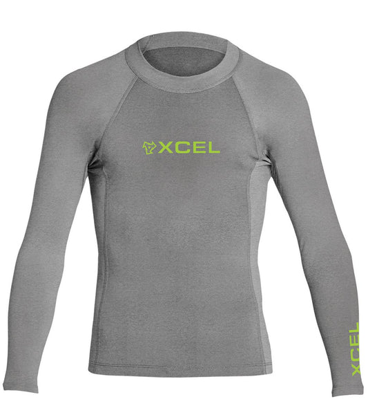 Xcel Boys' Premium Stretch Long Sleeve Rash Guard (Little Kid, Big Kid