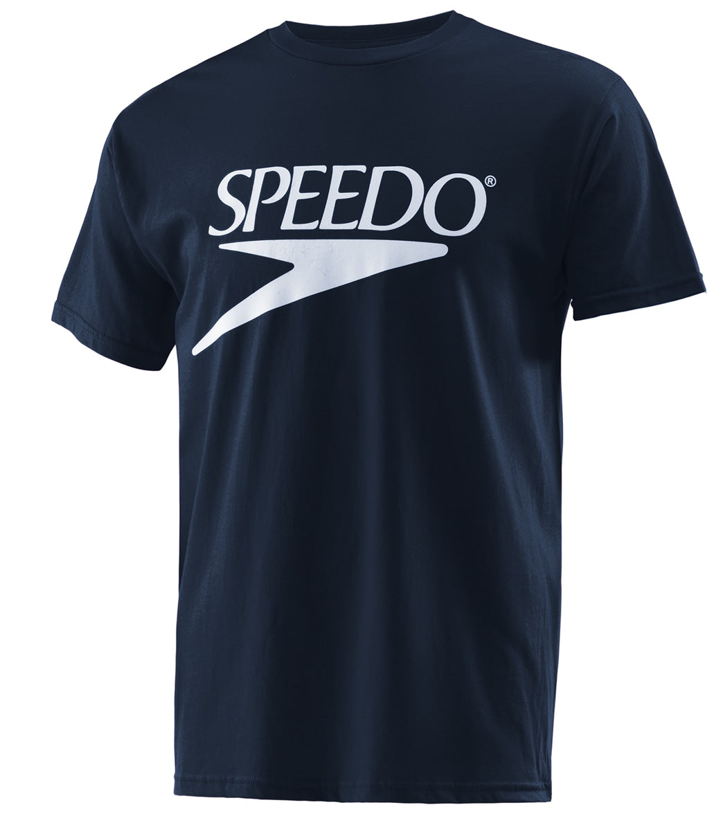 Speedo Unisex Vintage Logo Short Sleeve Crew Tee