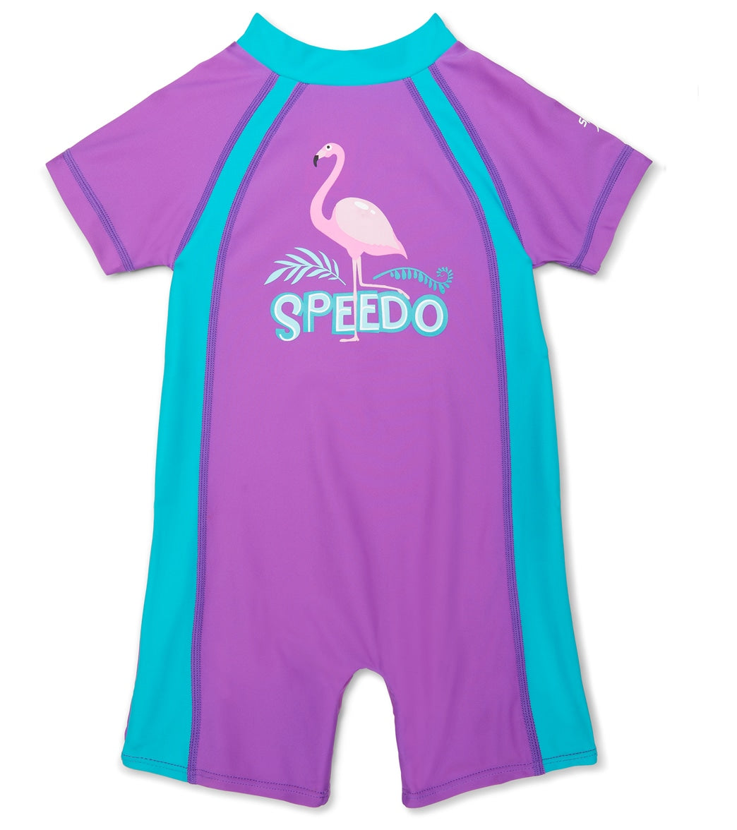 Speedo Begin to Swim Toddler Unisex Sun Suit Amethyst at