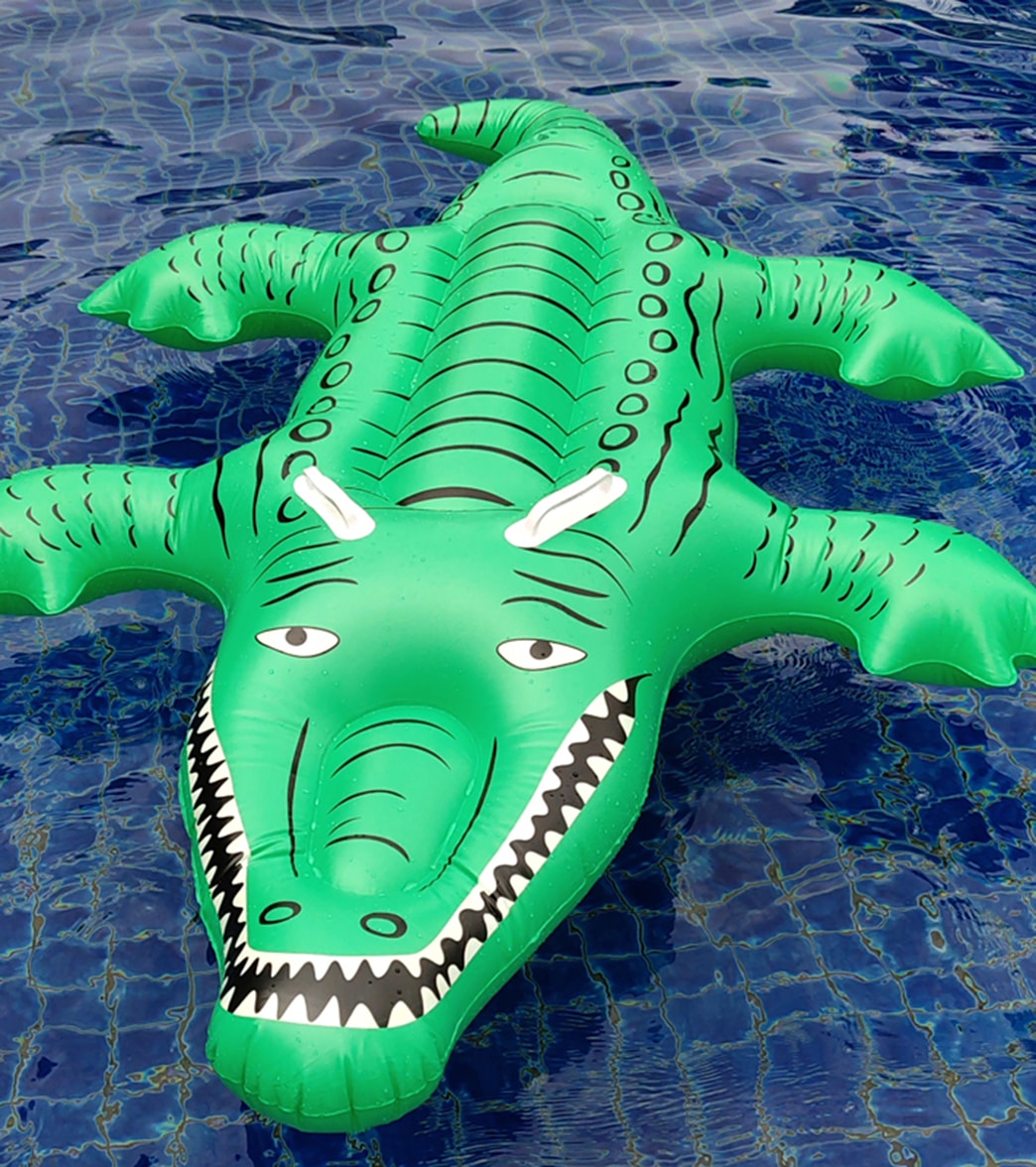 ClubSwim Alligator Inflatable Pool Float 62