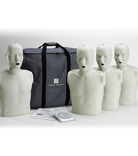 Prestan Professional Adult CPR-AED Training Manikins 4 Pack & Kit