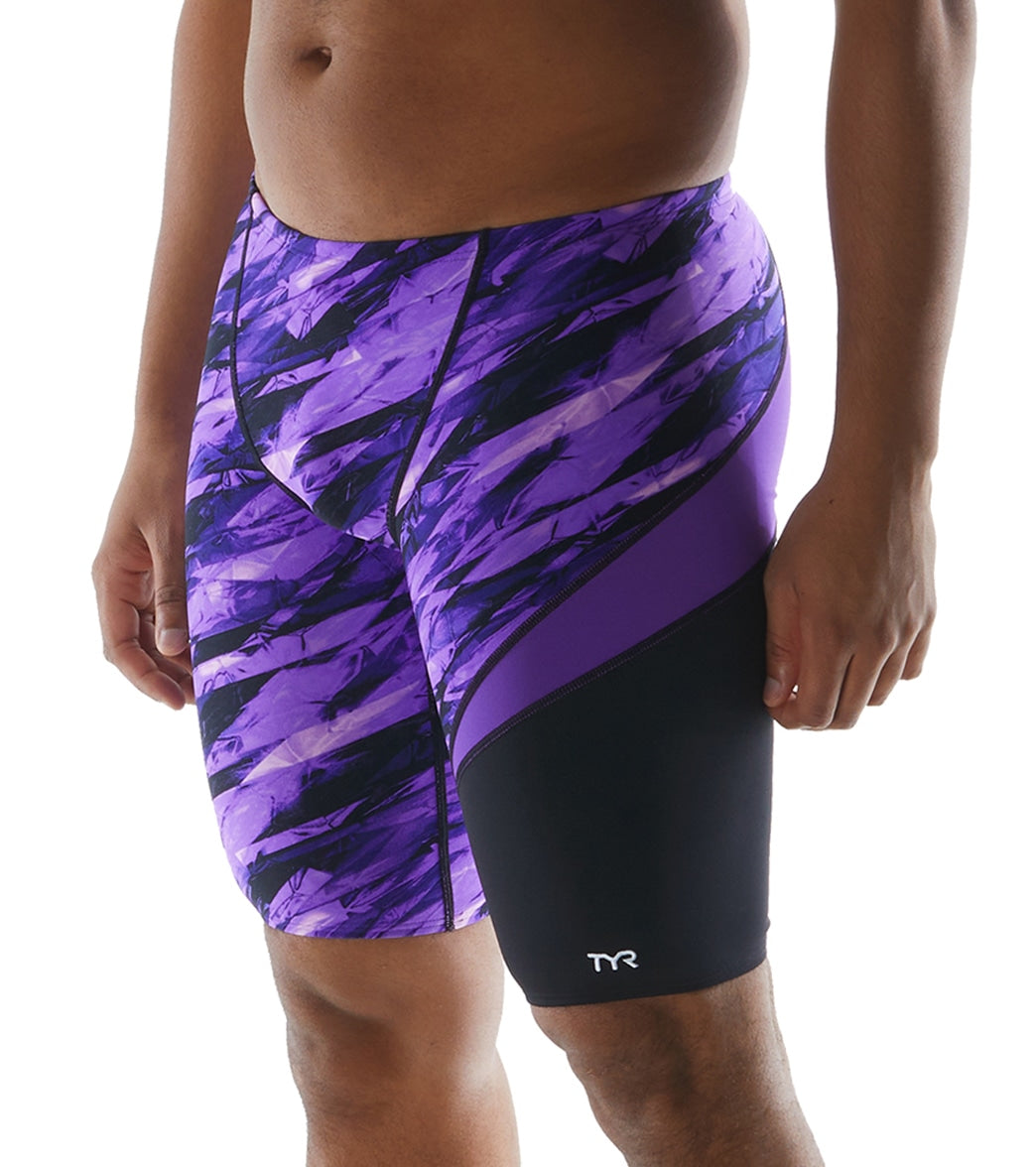 TYR Men's Vitric Jammer Swimsuit Purple at
