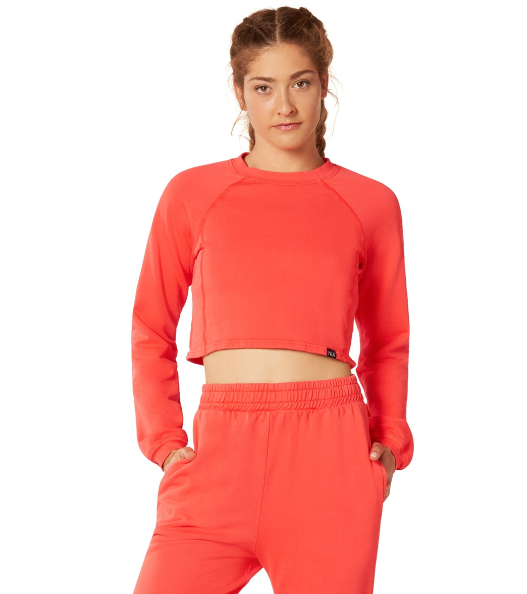 NUX Dont Stop Organic Crop Pullover