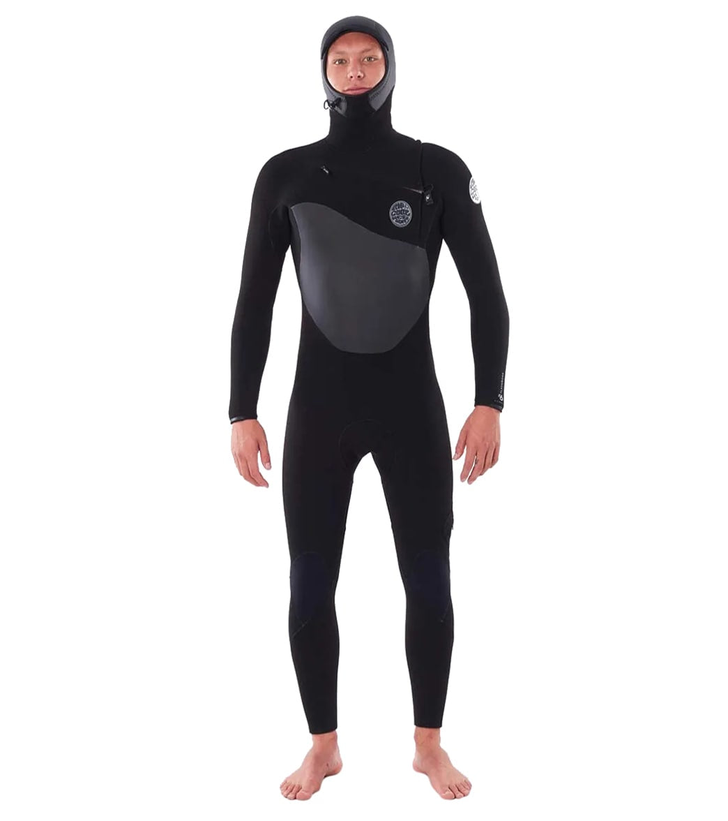 Rip Curl Mens Flashbomb 6/4 Hooded Chest Zip Full Wetsuit