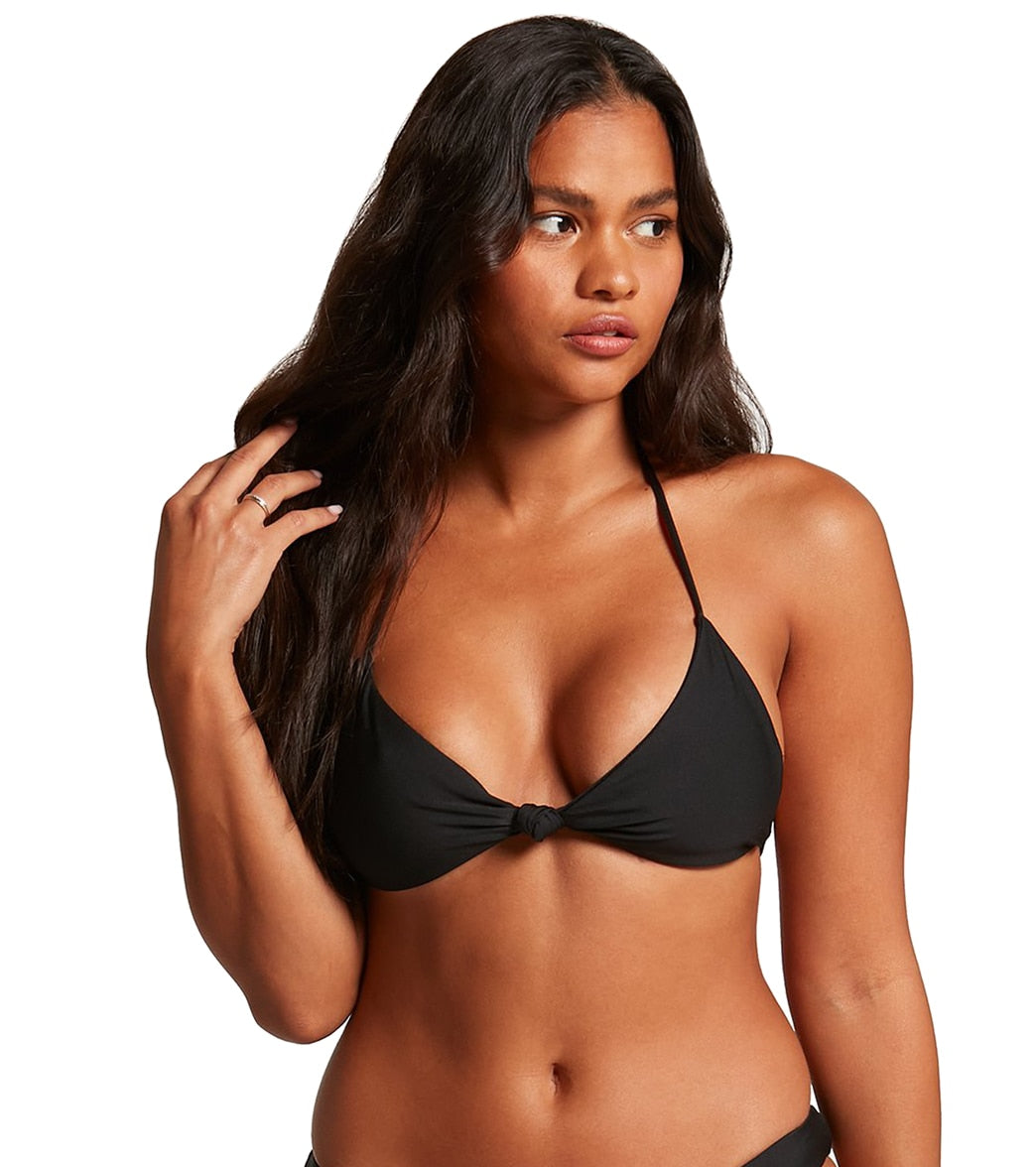 Volcom Womens Simply Seamless Triangle Bikini Top