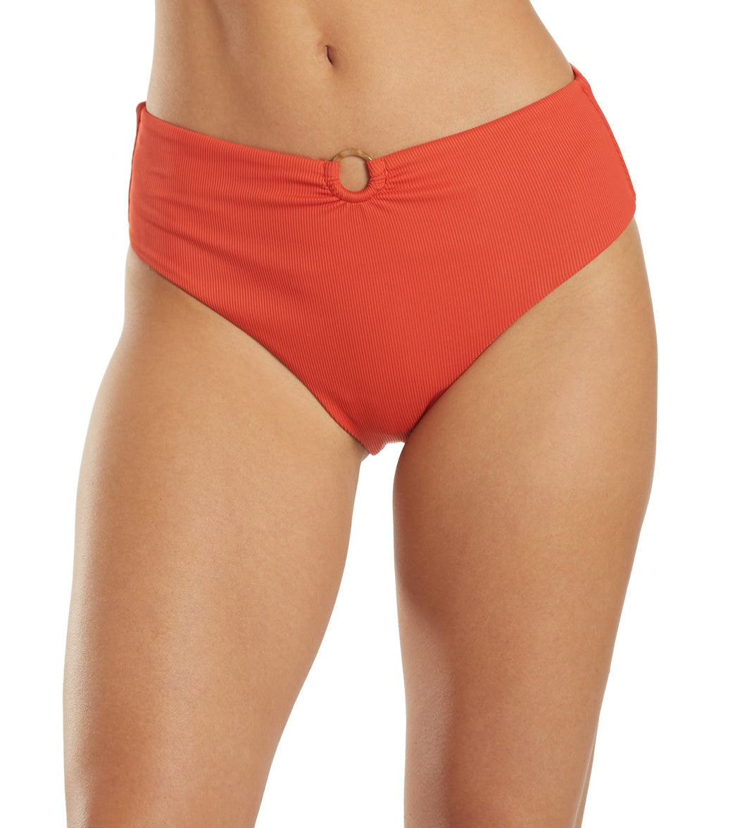 Quintsoul Womens Malibu High Rise Bikini Bottom