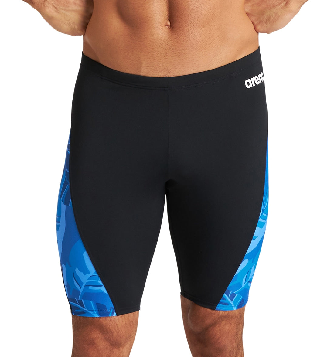 Arena Men's Tropicals Jammer Swimsuit Black/Royal/Multi at