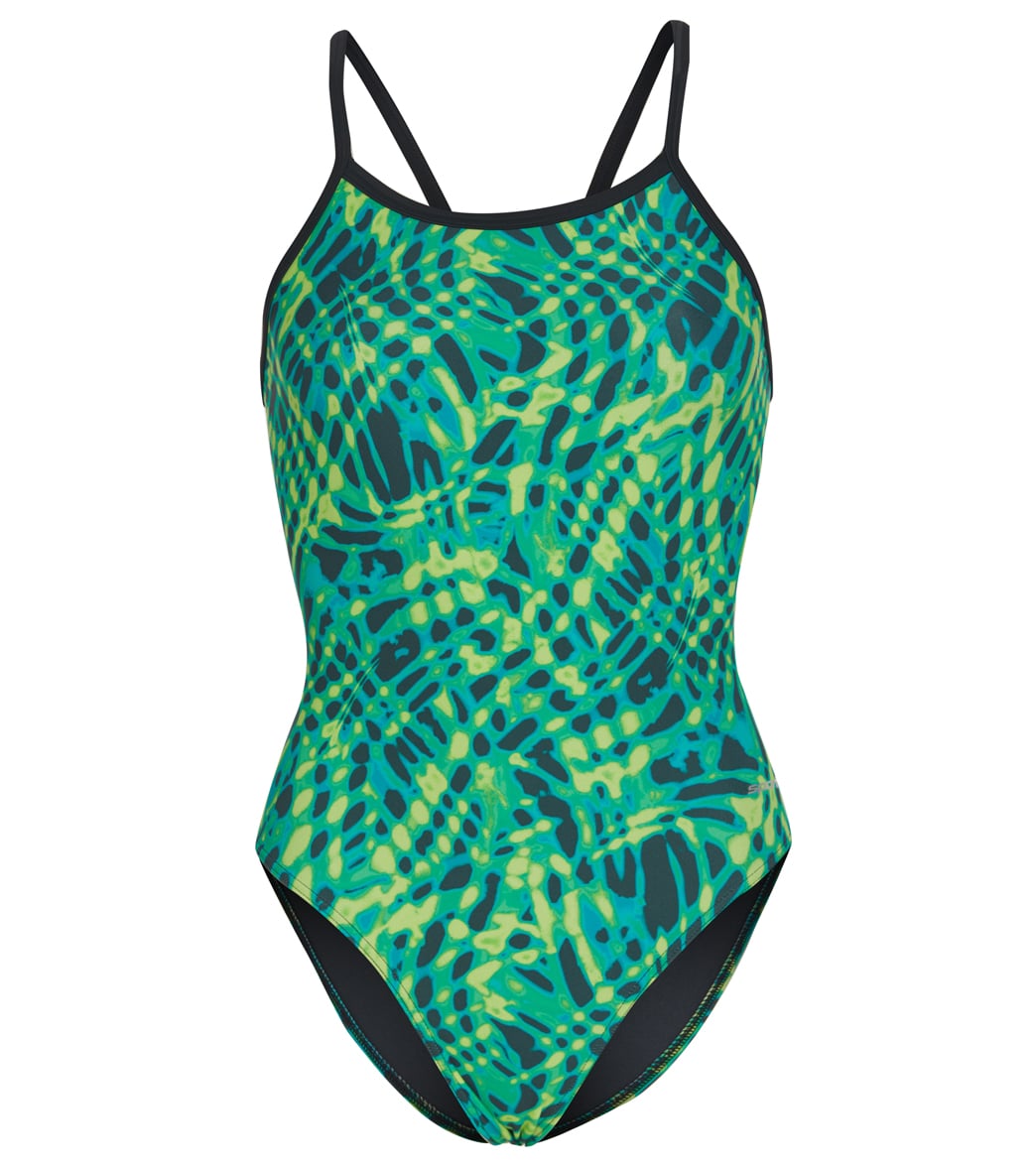 Sporti Serene Thin Strap One Piece Swimsuit Youth (22-28) at SwimOutlet