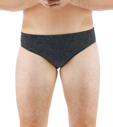 TYR Men's Standard Durafast One Racer Brief Swimsuit, Midnight Navy
