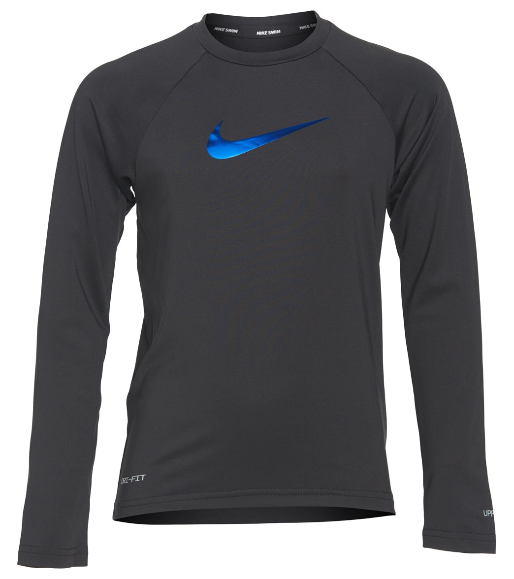 Nike Girls' Essential Long Sleeve Hydroguard (Big Kid) at SwimOutlet.com