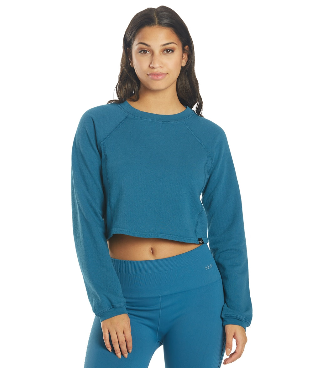 NUX Dont Stop Organic Crop Pullover