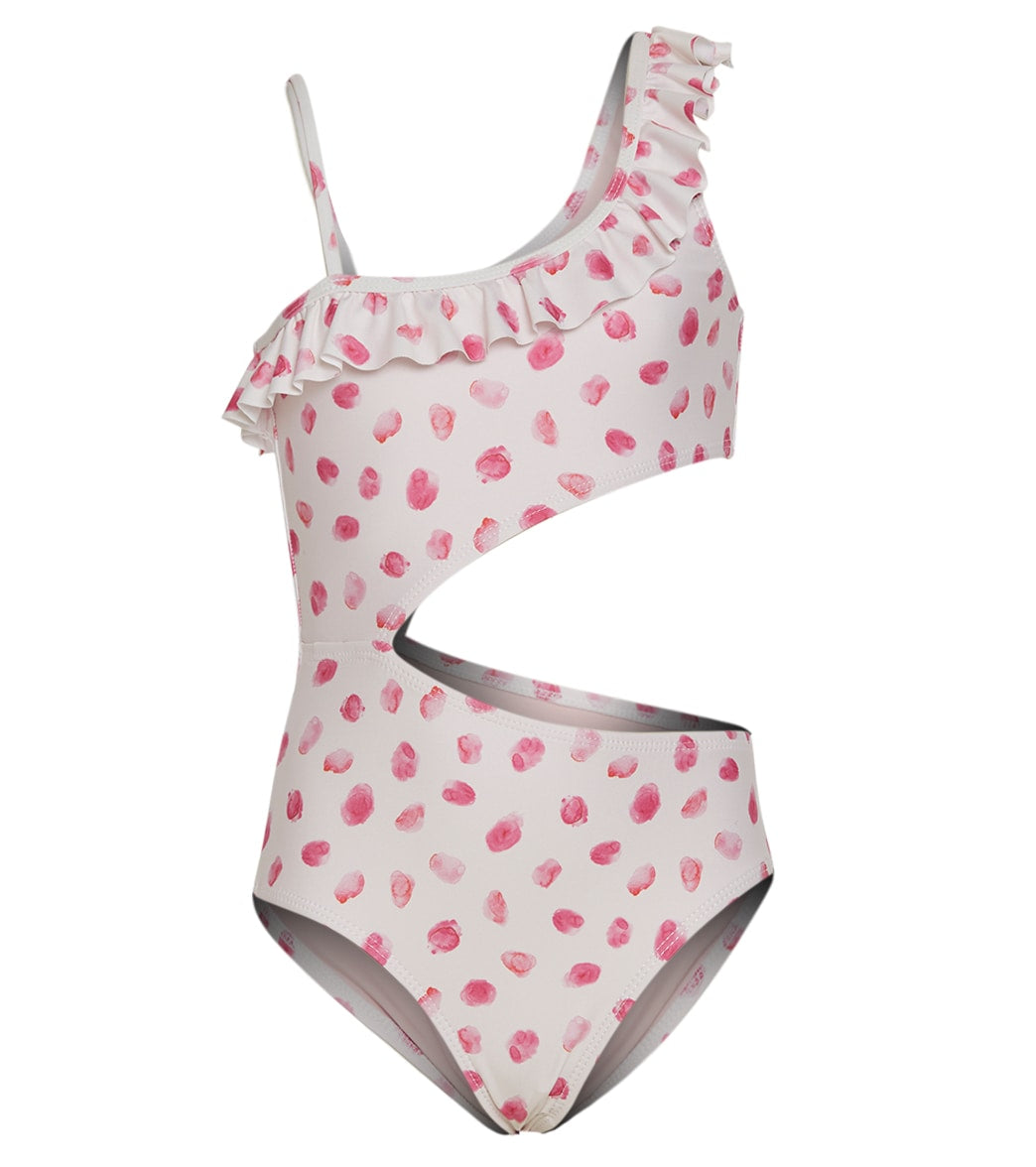 Splendid Girls Girls' Wild One Ruffle One Piece Swimsuit (Big Kid) at  SwimOutlet.com