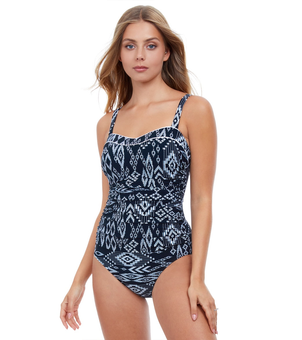Profile by Gottex Womans Peruvian Nights One Piece Swimsuit (D Cup)