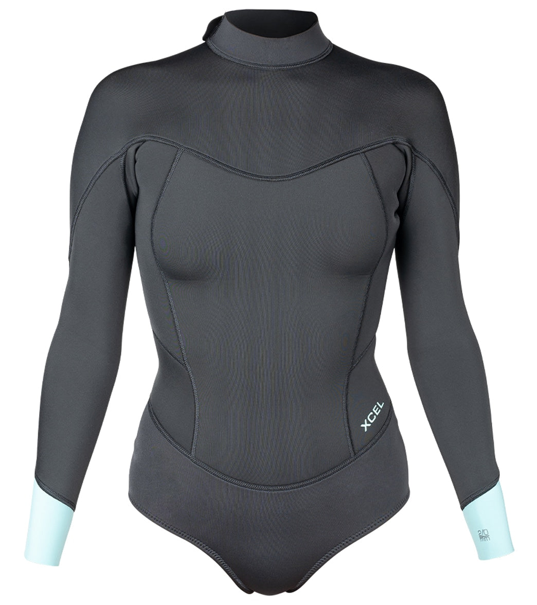 Xcel Women's 2mm Axis Back Zip Cheeky Cut Springsuit Wetsuit at