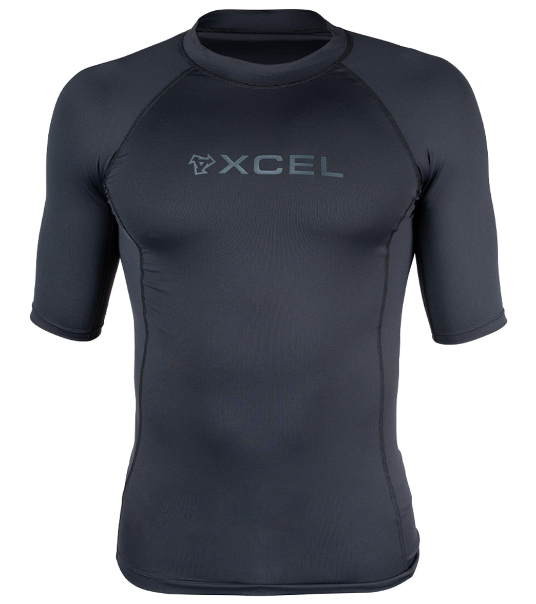 Xcel Women's Premium Stretch Short Sleeve Rash Guard with Key