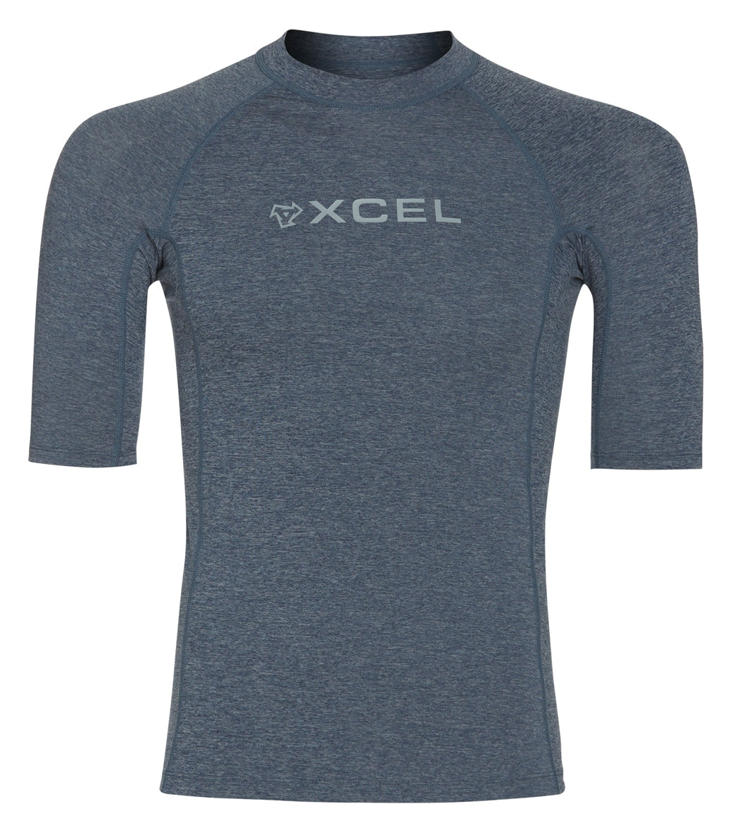 Xcel Mens Premium Stretch Performance Fit Short Sleeve UV Rashguard