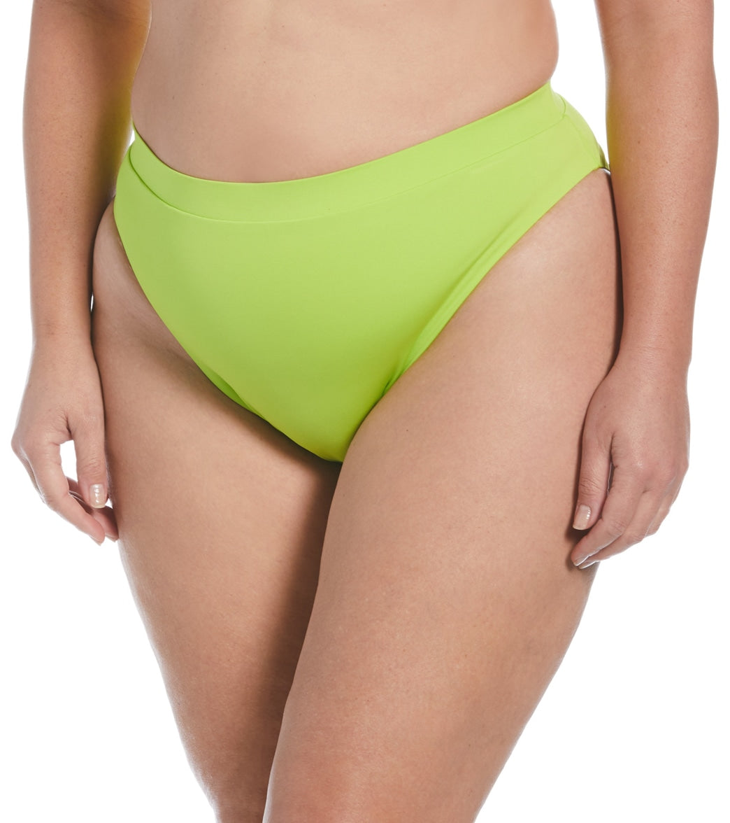 Nike Womens Plus Size Essential High Waist Bikini Bottom