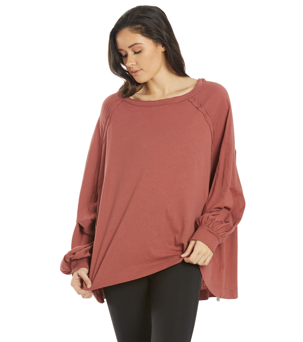 Free People Shes Everything Long Sleeve Top