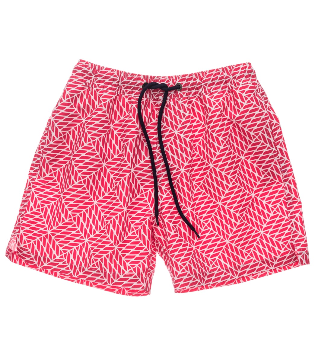 Snapper Rock Boys Nautical Knots Red Volley Board Short (Toddler, Little Kid, Big Kid)