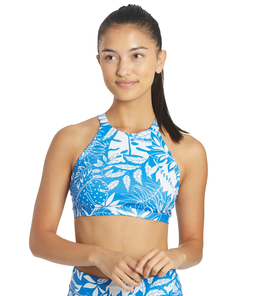 JOLYN Womens Kaylee Aloha Dot Bikini Top