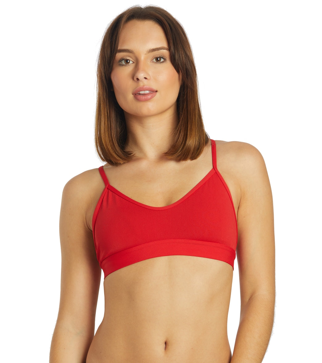 JOLYN Womens Mara Solid Bikini Top