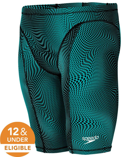 Speedo Men's Print Vanquisher Jammer Tech Suit Swimsuit at