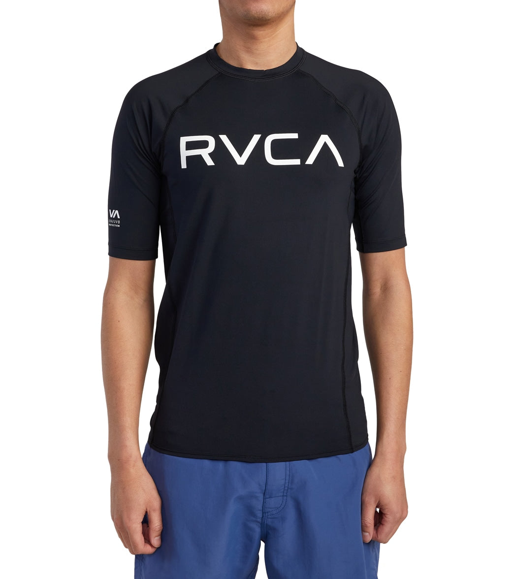 RVCA Mens Rvca Short Sleeve Rashguard