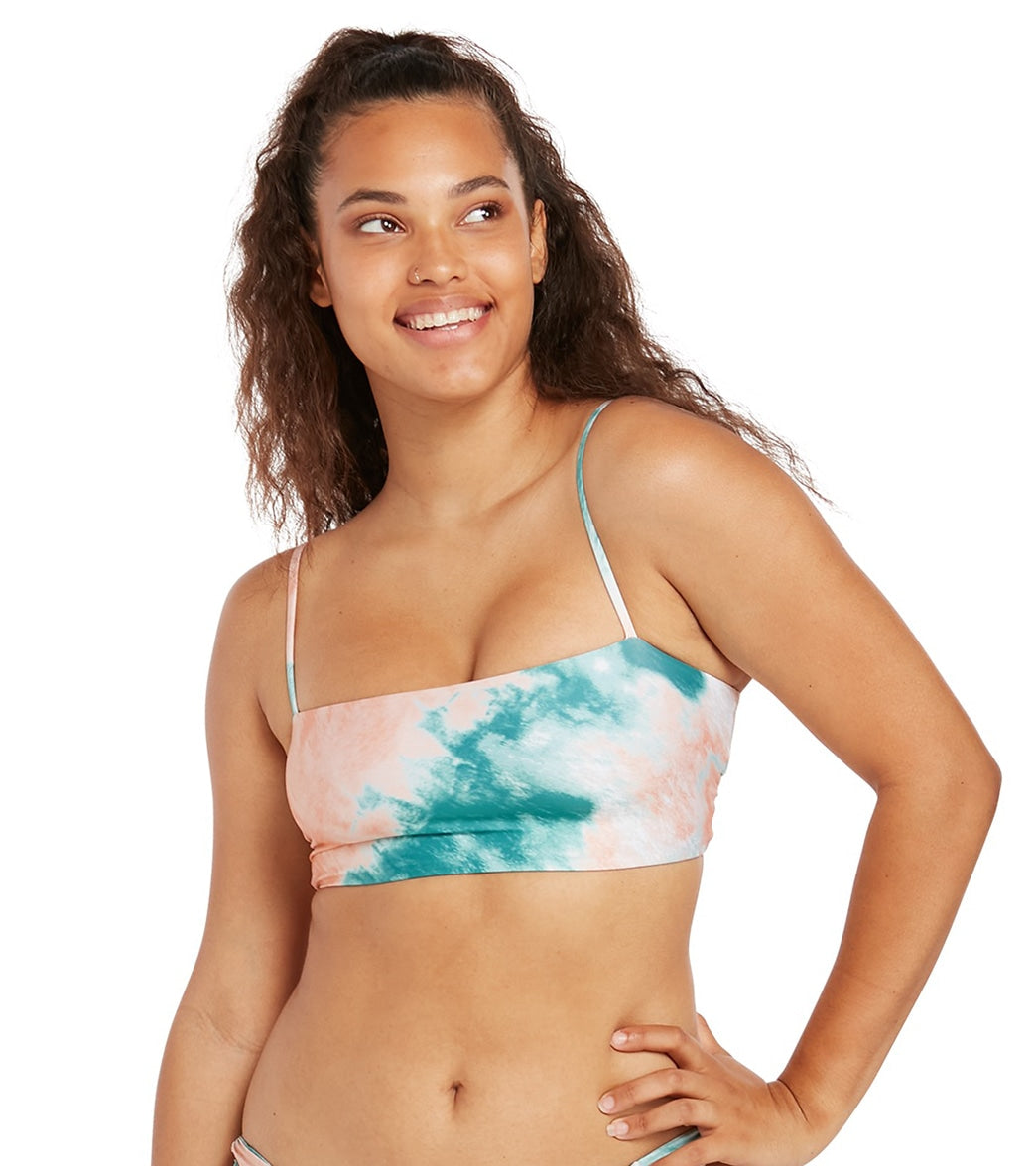 Volcom Womens Blurred Lines Crop Bikini Top