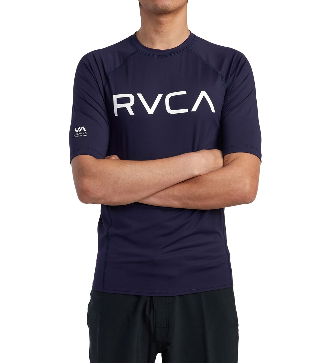 RVCA Mens Rvca Short Sleeve Rashguard