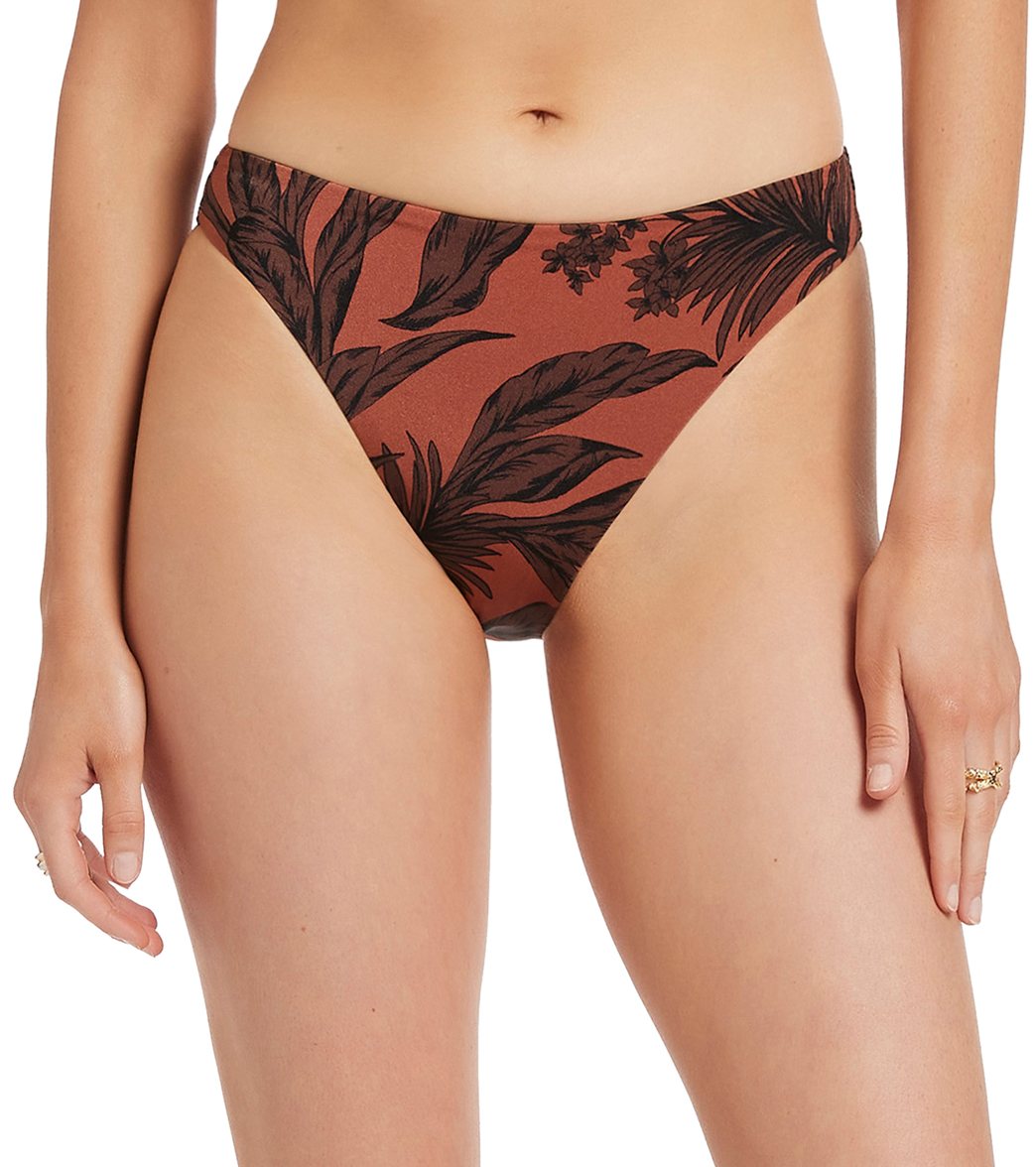 Jets Swimwear Australia Womens Desert Palm High Leg Bikini Bottom