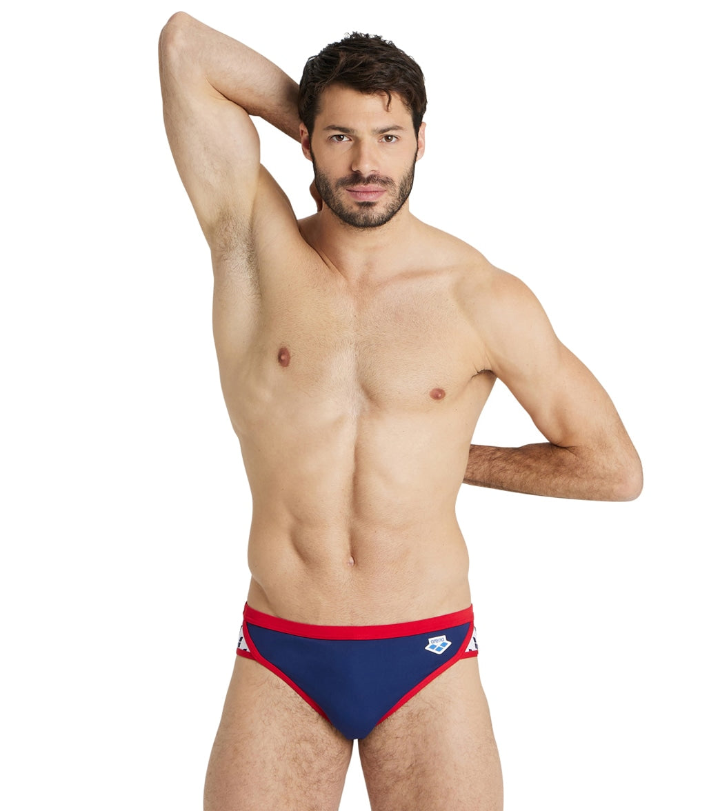 Arena Men's Icons Solid Brief Swimsuit at