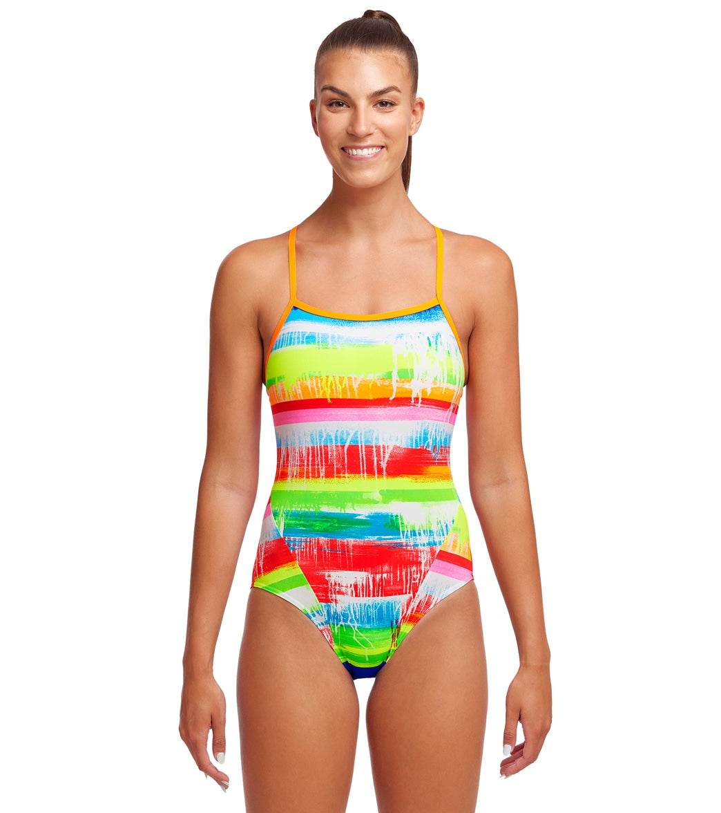 Funkita Women's Dye Hard Single Strap One Piece Swimsuit at