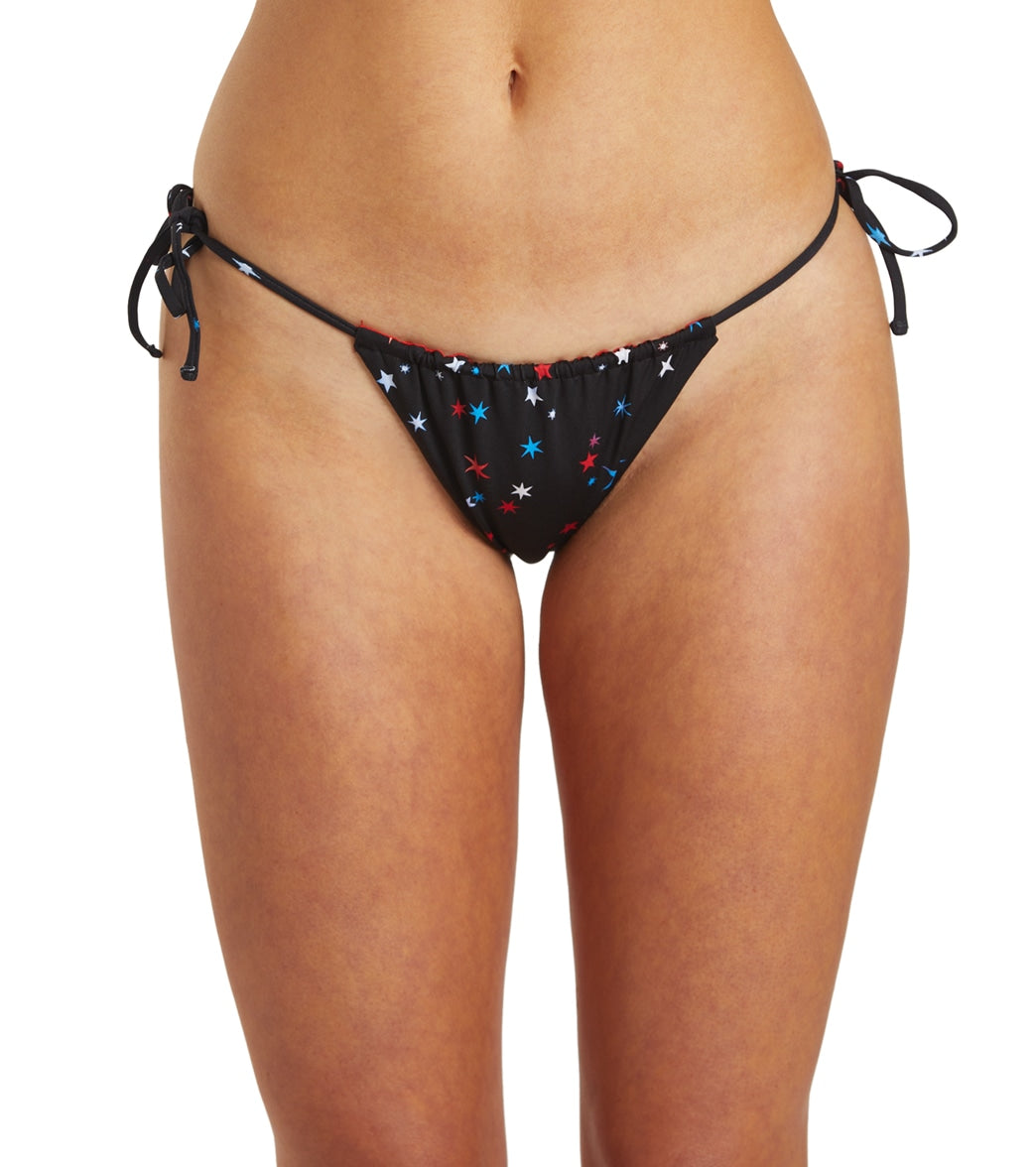 Hurley Womens Cosmic Reversible Side Tie Bikini Bottom