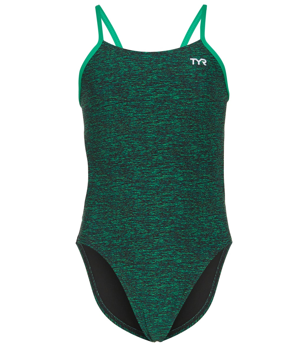TYR Girls Lapped Cutoutfit One Piece Swimsuit