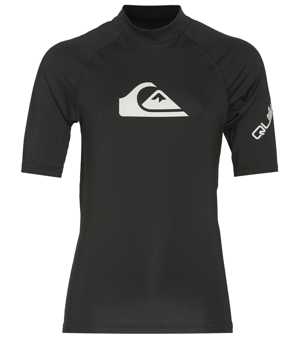Quiksilver Youth All Time Short Sleeve UPF 50 Rash Guard