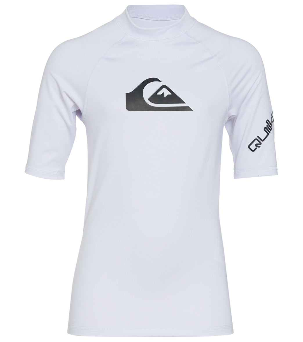 Quiksilver Youth All Time Short Sleeve UPF 50 Rash Guard