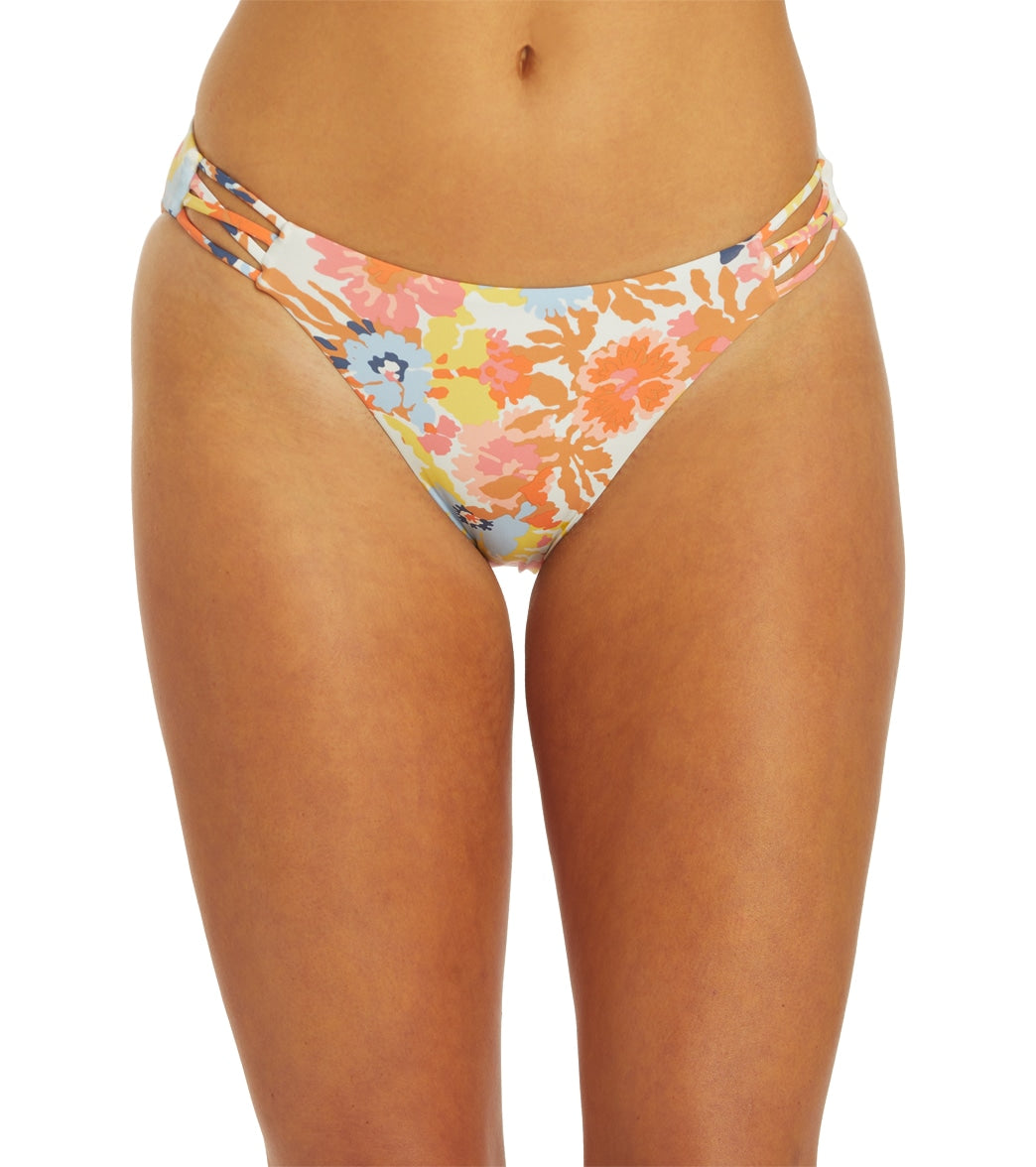 Womens Roxy Line Up - Cheeky High Leg Bikini Bottoms For Women by ROXY
