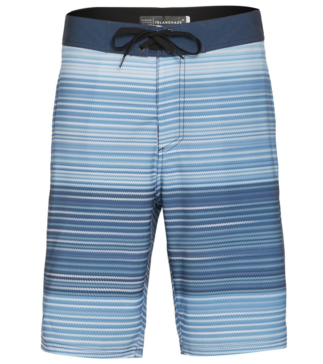 Island Haze Mens Stripe Max Board Shorts