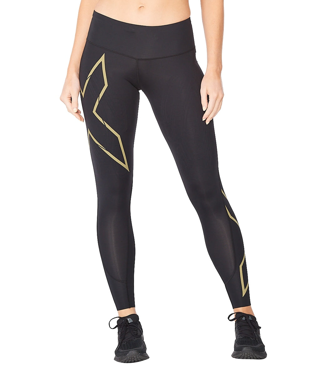 2XU Women's Light Speed Mid-Rise Compression Tight SwimOutlet.com