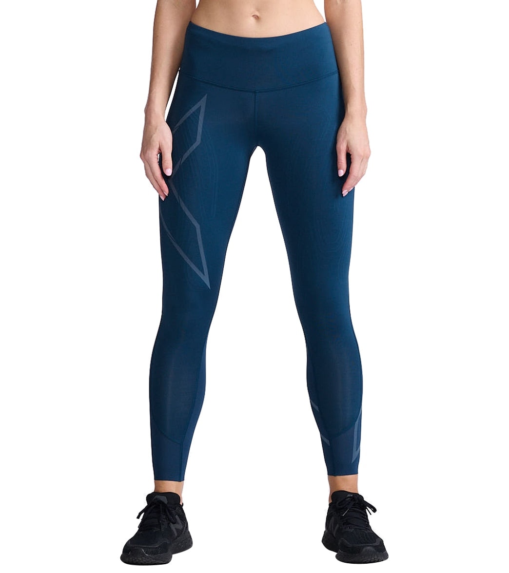 2XU Women's Light Speed Mid-Rise Compression Tight at