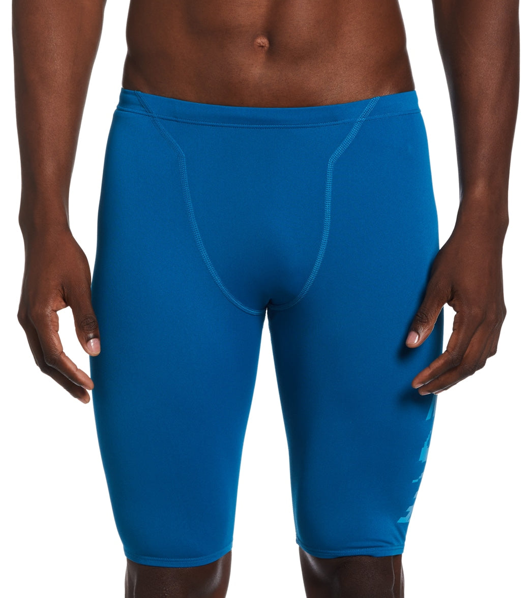 Camino desnudo giratorio Nike Men's HydraStrong Multi Graphic Jammer Swimsuit at SwimOutlet.com