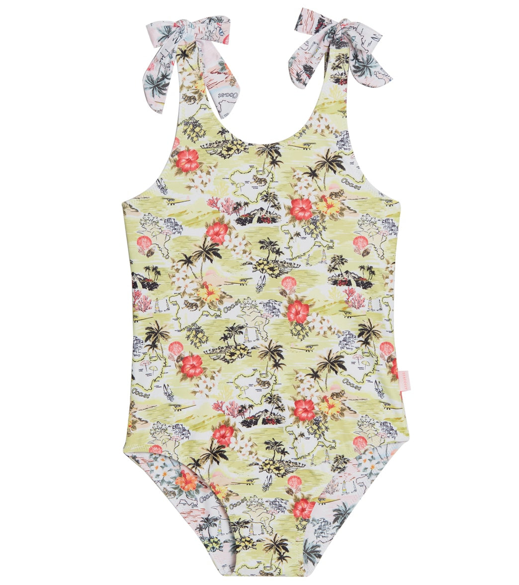 Seafolly Girls Coast To Coast Reversible One Piece Swimsuit (Baby, Toddler, Little Kid)