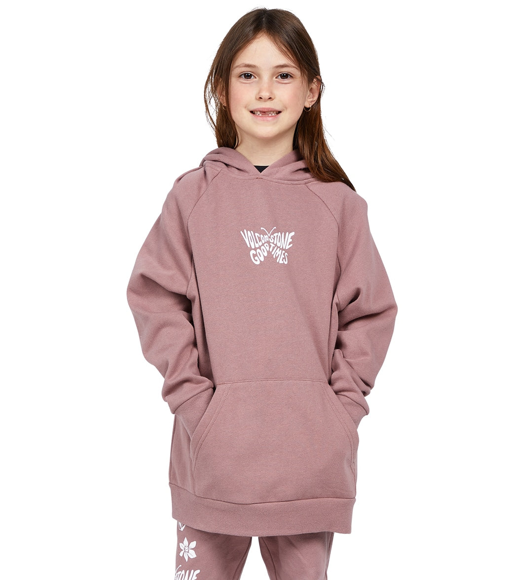 Volcom Girls Truly Stoked BF Pullover Hoodie (Little Kid, Big Kid)