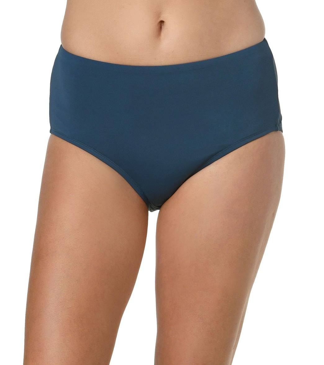 Jantzen Womens Solid Comfort Core Bikini Bottom